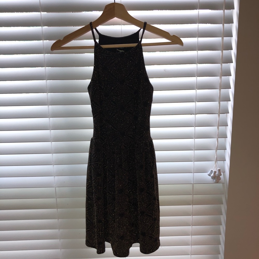 Gold and Black BRAND NEW Aqua Cocktail Dress 🖤